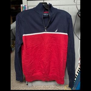 Nautica Pull Over Half Zip Sweater